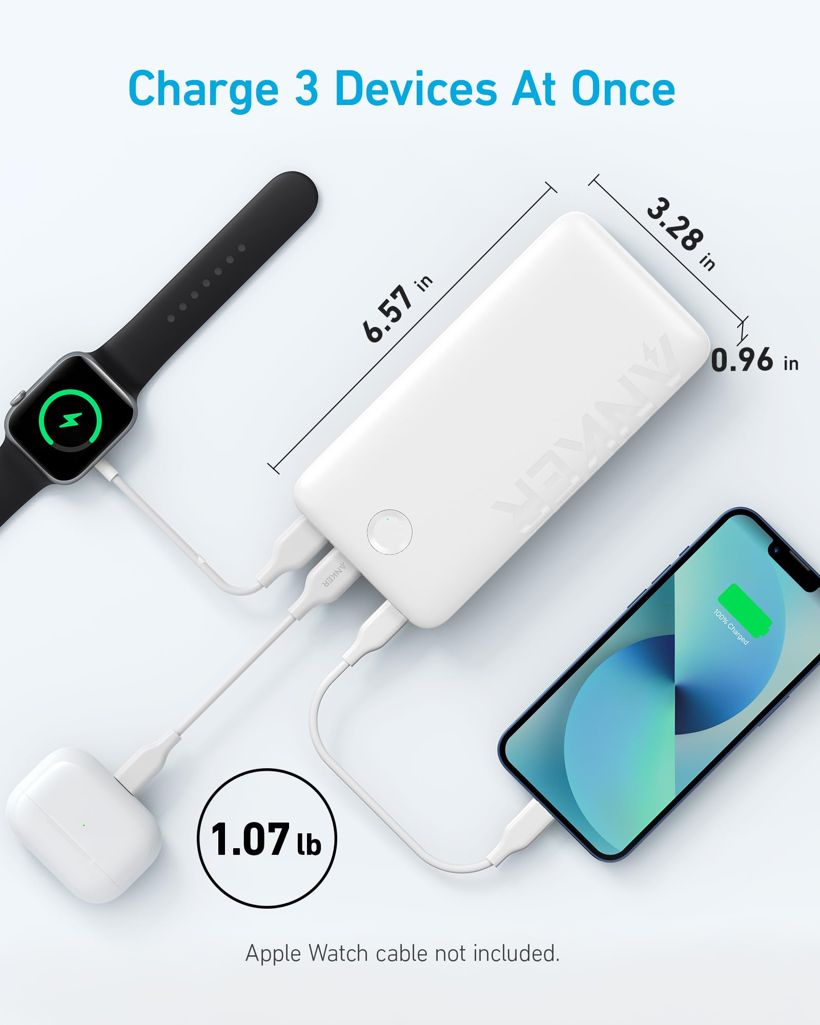 Amazon.com: Anker Power Bank, 20,000mAh Portable Charger with 22.5