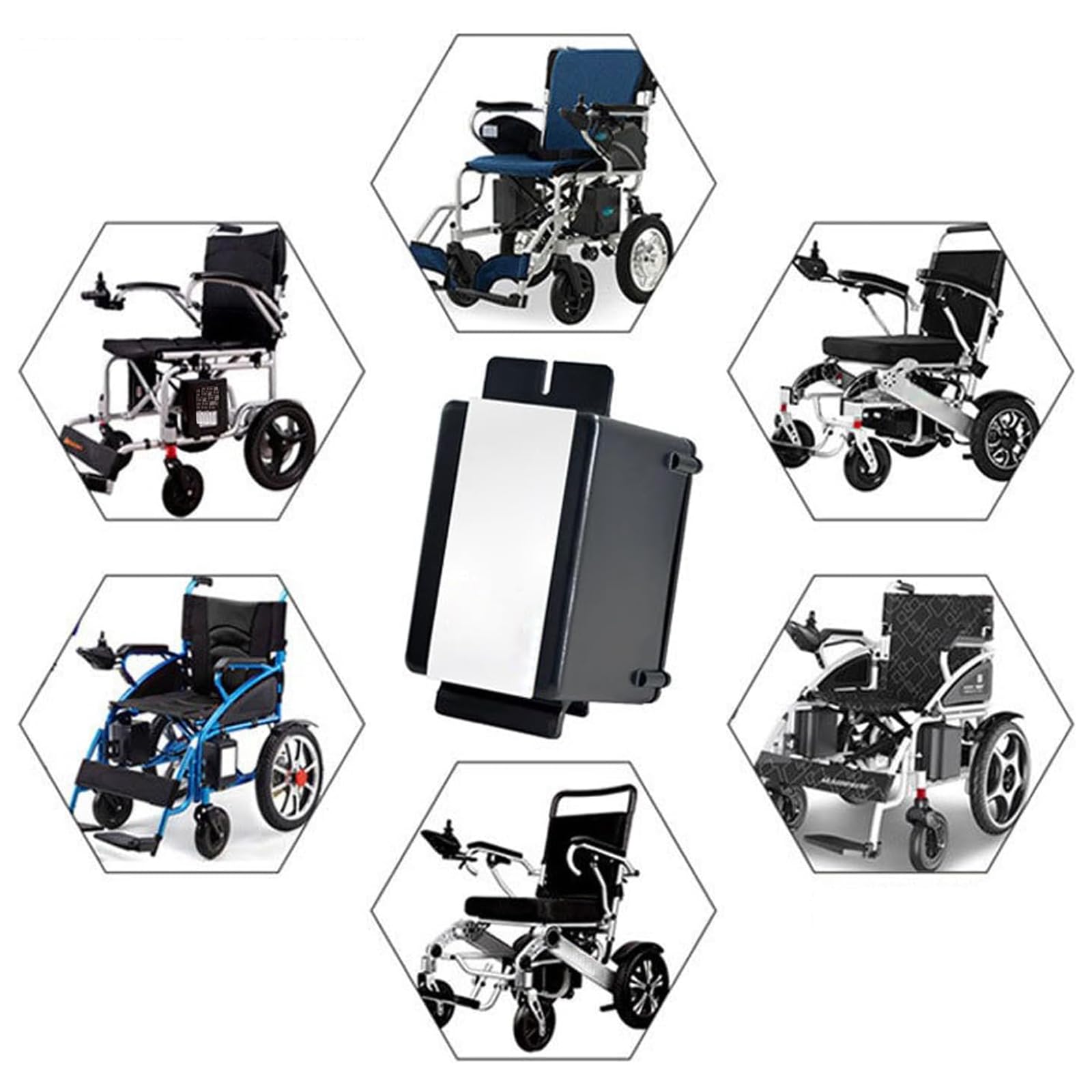 Batería para Silla de Ruedas eléctrica de 24 V, batería de Iones de Litio de 12,8 Ah, 13 Ah, 20,8 Ah y 22,4 Ah, batería de Litio de Repuesto de 24 voltios para Motor de 0-550W,24v12.8ah