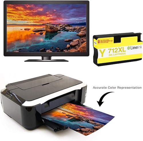 Miniatura 4 de Limeink Cartuchos de tinta compatibles de repuesto para cartuchos de tinta HP 712 712XL para HP para impresoras DesignJet T650 T630 T230 T210 Studio