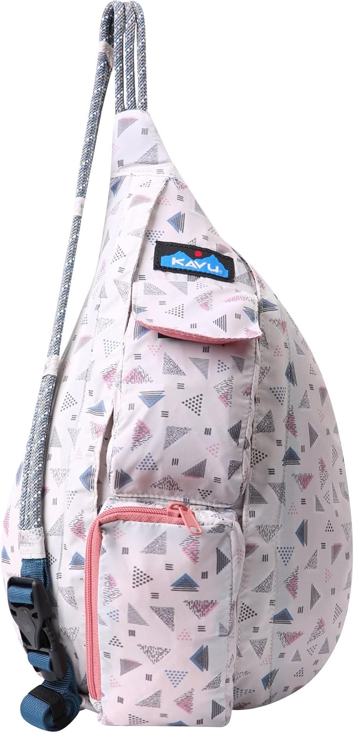 KAVU Mini Rope Sack Sling Crossbody Backpack - Chevron Peak