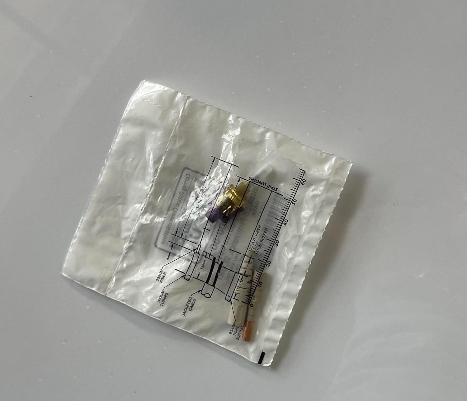 Corning Unicam ST OM1 Multimode 62.5 Standard Performance Pretium Fiber Optic Connector, Ceramic Ferrule, BOX OF 25 95-000-50