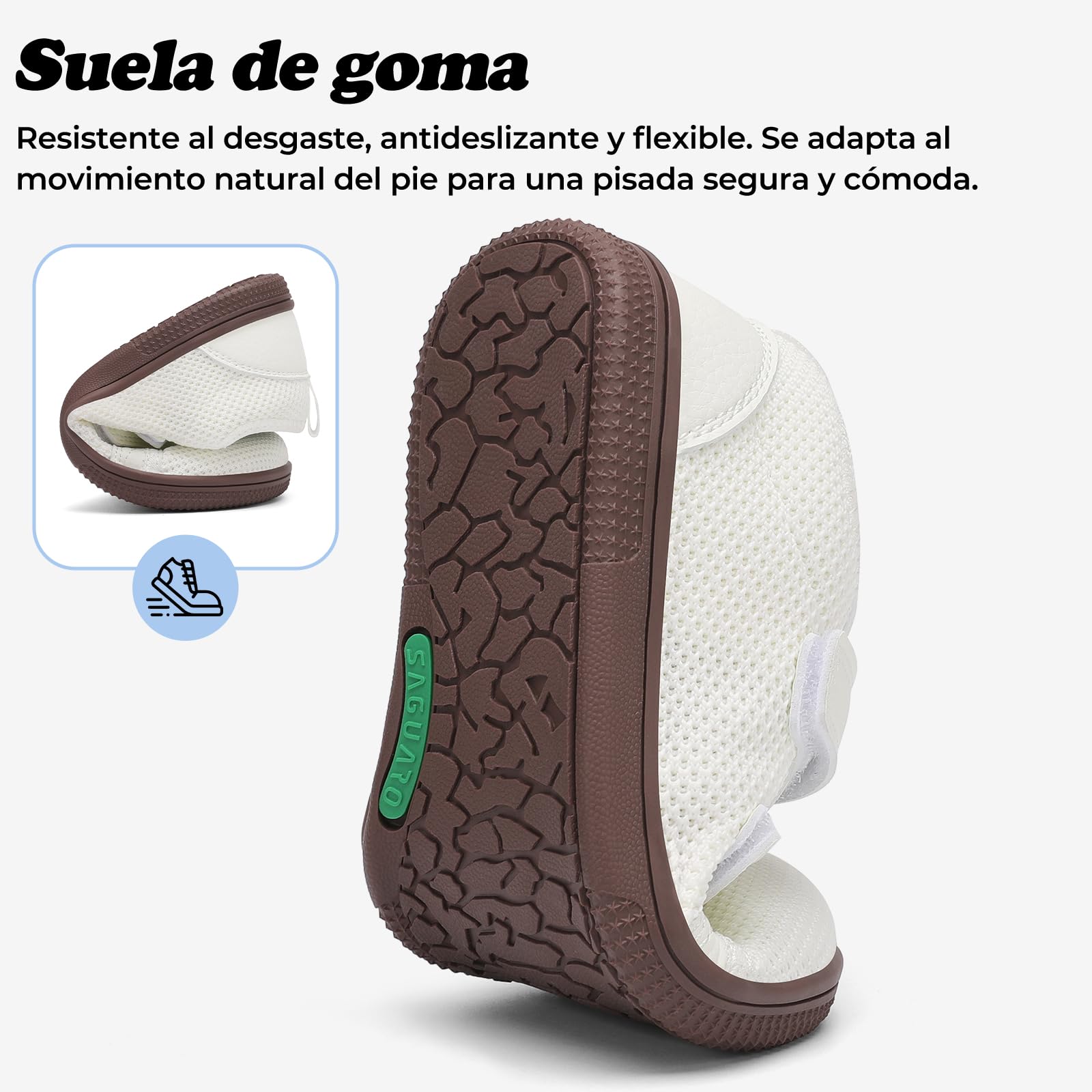 SAGUARO Zapatillas Barefoot Niños Calzado Deportivas - Puntera Ancha & Zero-Drop Sole para Adecuado Colegio y Causal,Gr.25-35
