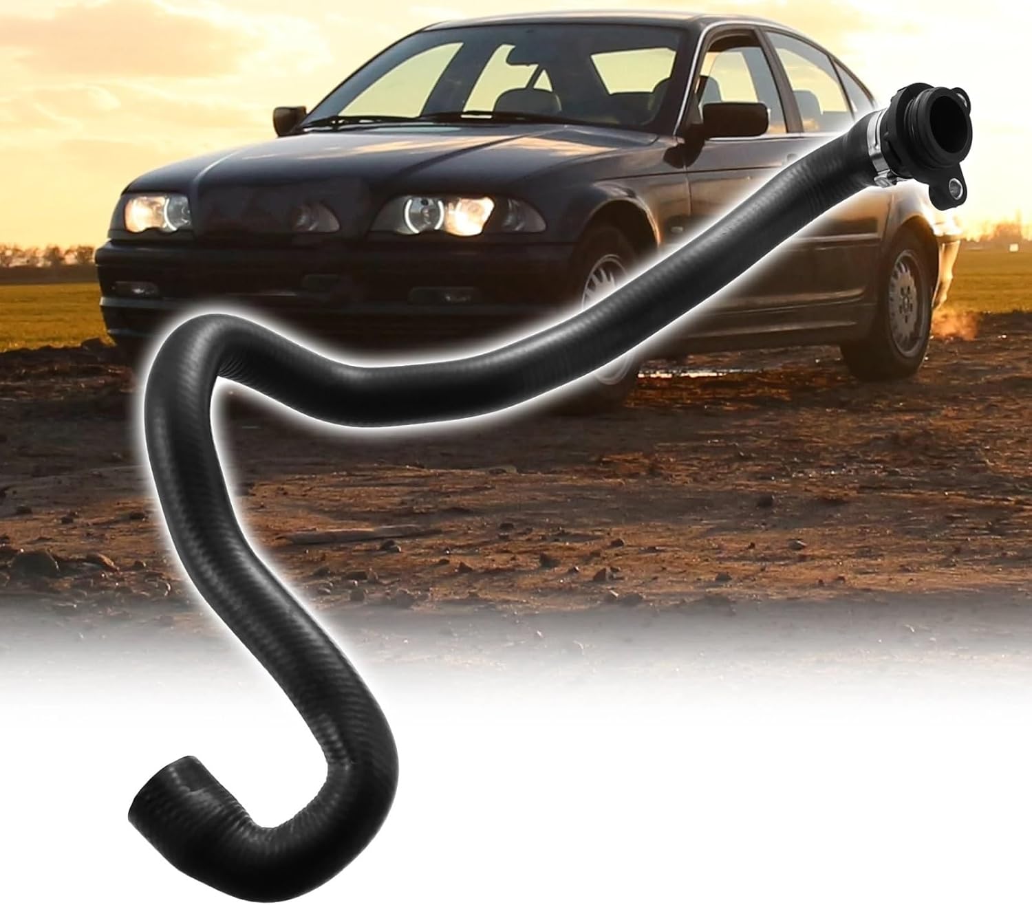 PCV ホース Compatible With 535i 2008 2009 2010 車エンジン クランクケース 換気チューブ ブ