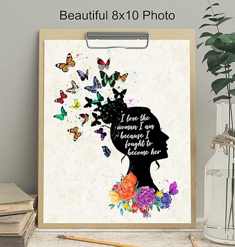 Vista 4 de Positive Quotes Wall Art & Decor - Inspirational Sayings for Wall Decor- Encouragement Gifts for Women, Best Friend, Girls, Teens - Motivational