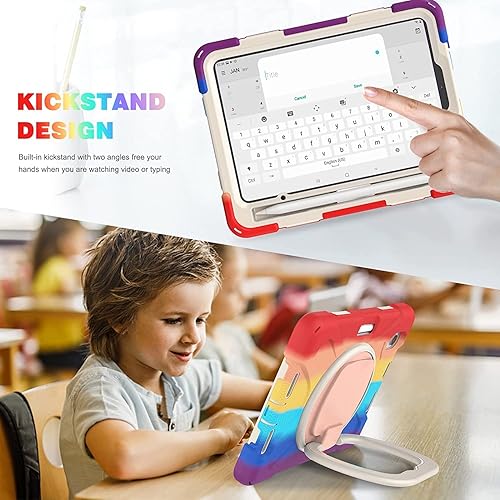 Vista 274 de Funda para iPad (A16) de 11 pulgadas 2025, Aslo para iPad 10 de 10.9 pulgadas 2022, funda resistente a prueba de golpes, soporte giratorio, soporte