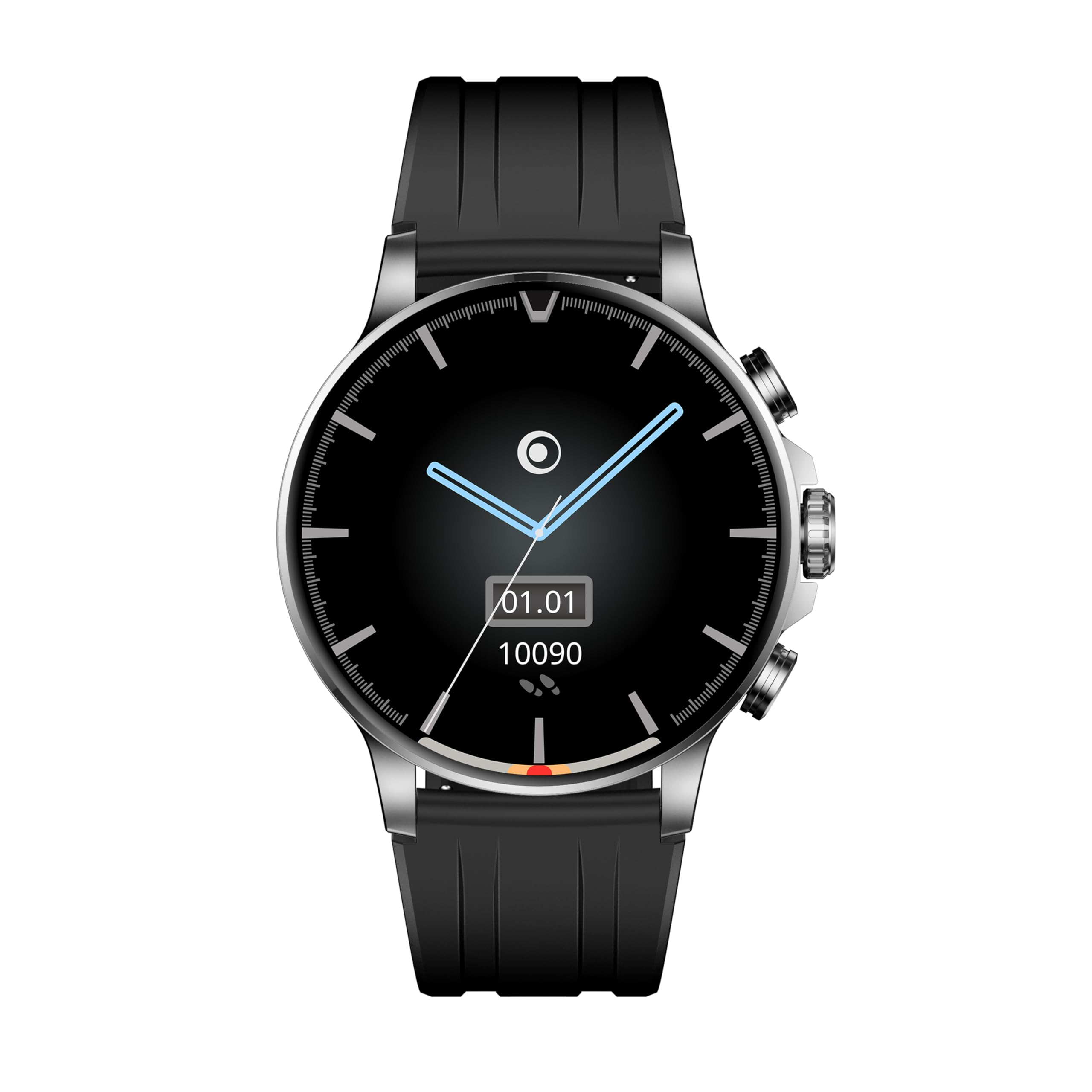 Bigben - Orologio da polso rotondo nero