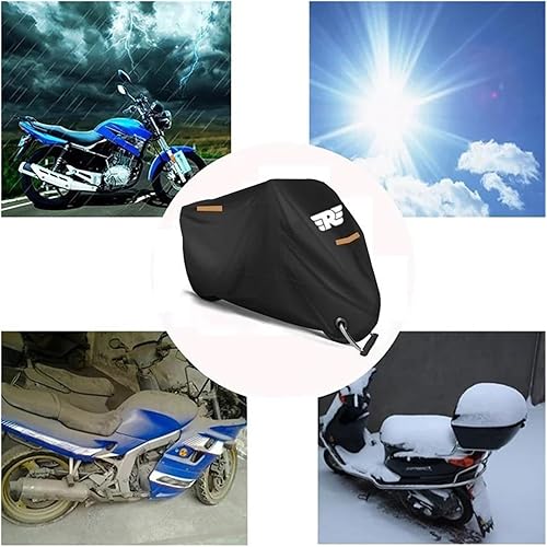 Miniatura 7 de Powersports - Fundas de vehículo para motocicleta MeteorClassic 350 500 650 GT 535, impermeable al aire libre (color  1, tamaño M)