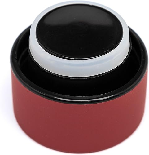 Miniatura 3 de MIZT Botella de agua de acero inoxidable de 17 onzas, doble pared aislada al vacío, a prueba de fugas, para niños y adultos, color borgoña profundo