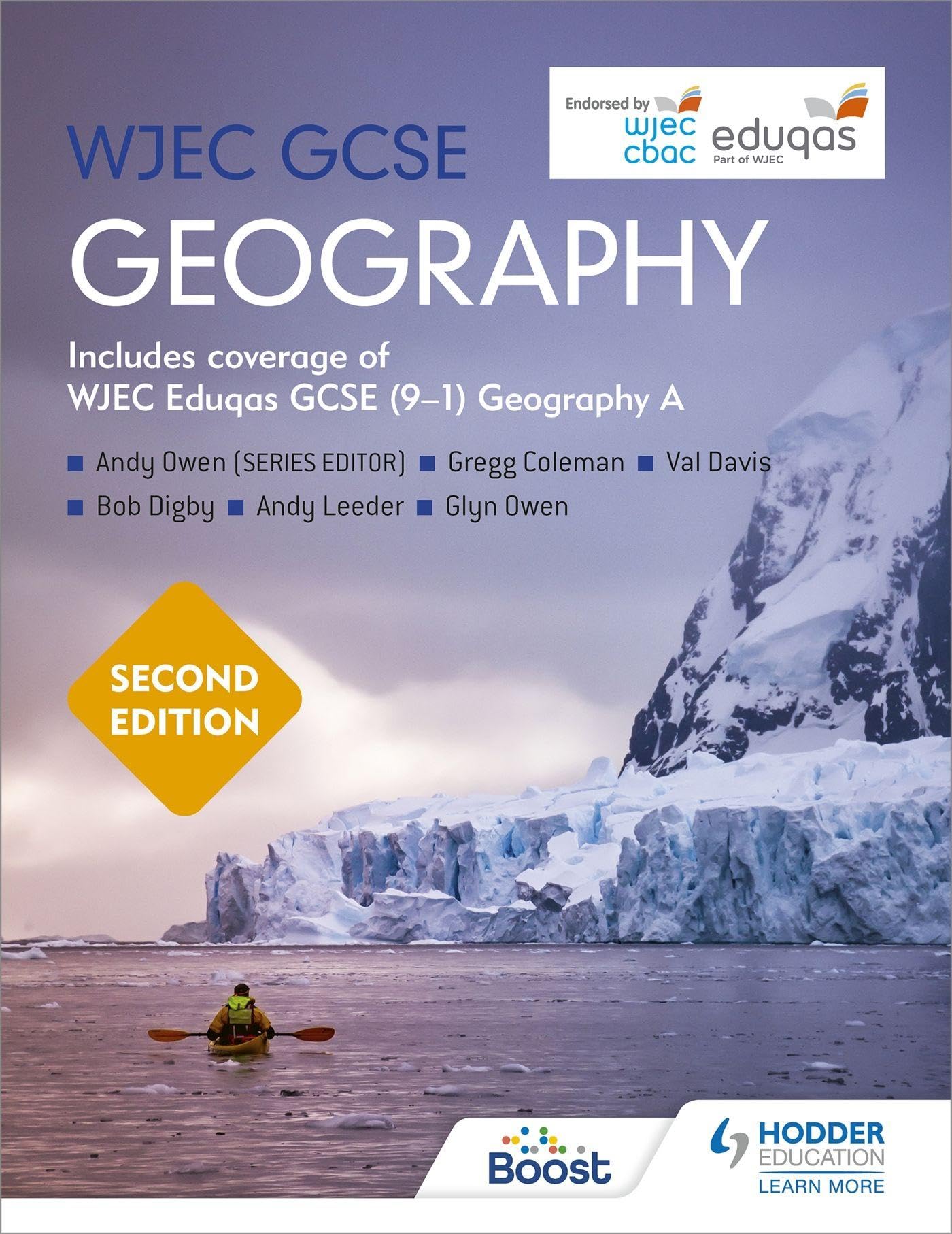 WJEC GCSE Geography Booka & Revision Notes Second Edition by Owen, Glyn