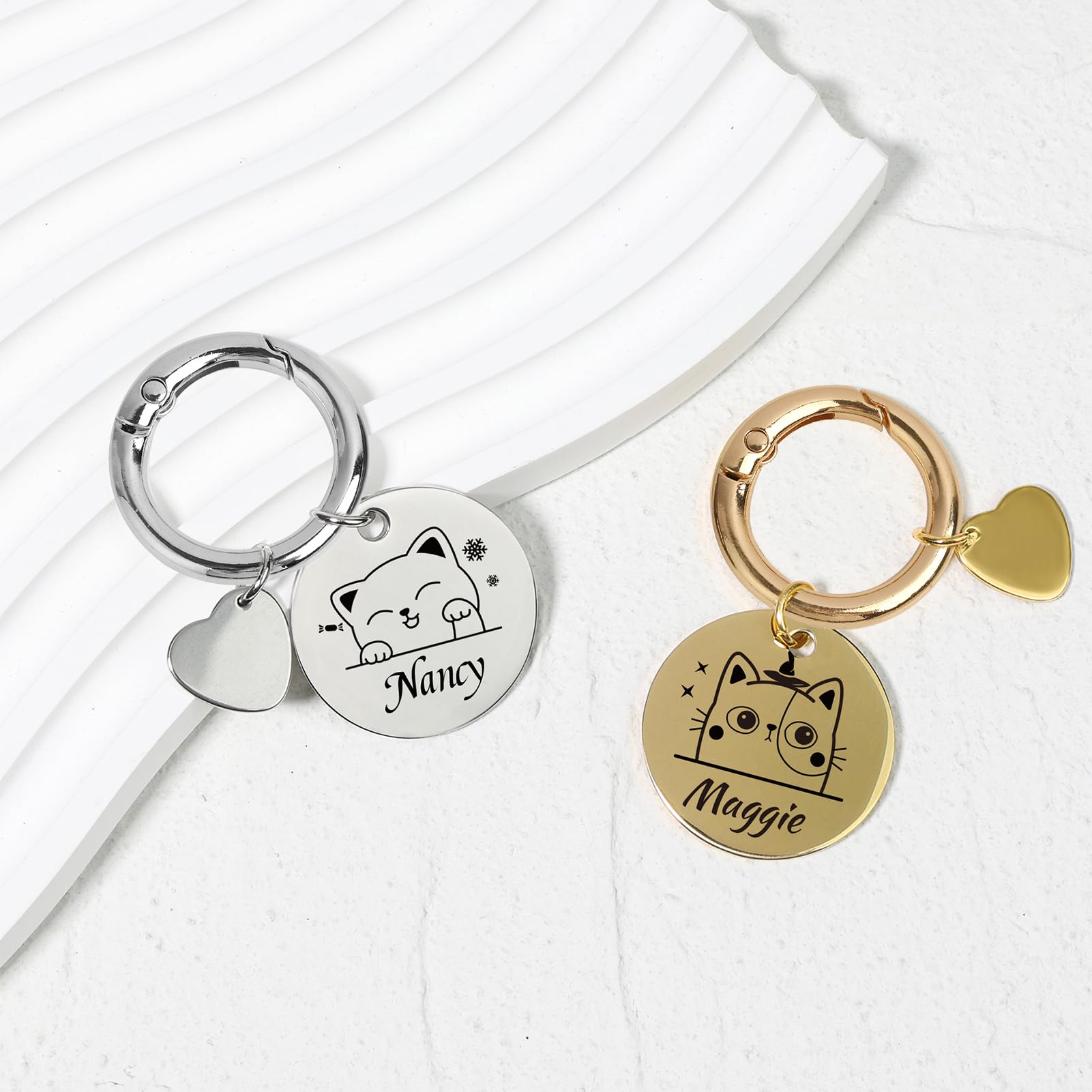 30 PCS Moschettoni per Borse, Anelli a Molla Rotondi da 28mm in Lega di Zinco, Oro/Argento/Nero, Anilla Llavero, Moschettoni per Borse e Portachiavi, Accessori per Gioielli Fai da Te e Artigianato