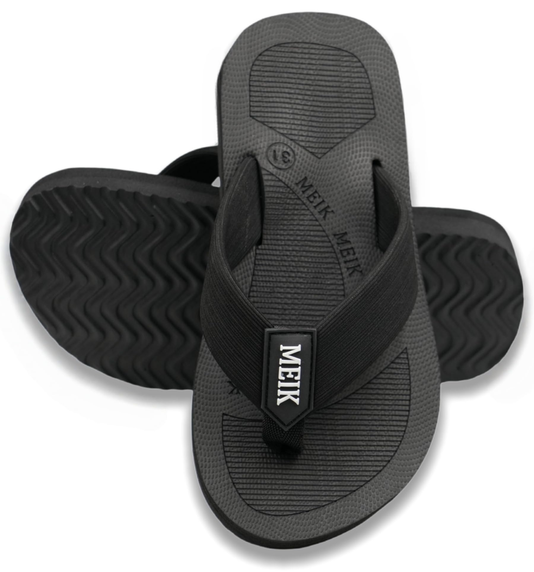 Meik Mangni Kids Boys Girls Flip Flops Comfortable Cushion Thong Sandals Lightweight Slip Resistant Sandals Summer Durable Quick Dry Slide Shower Shoes for Beach Swim Pool — view 12