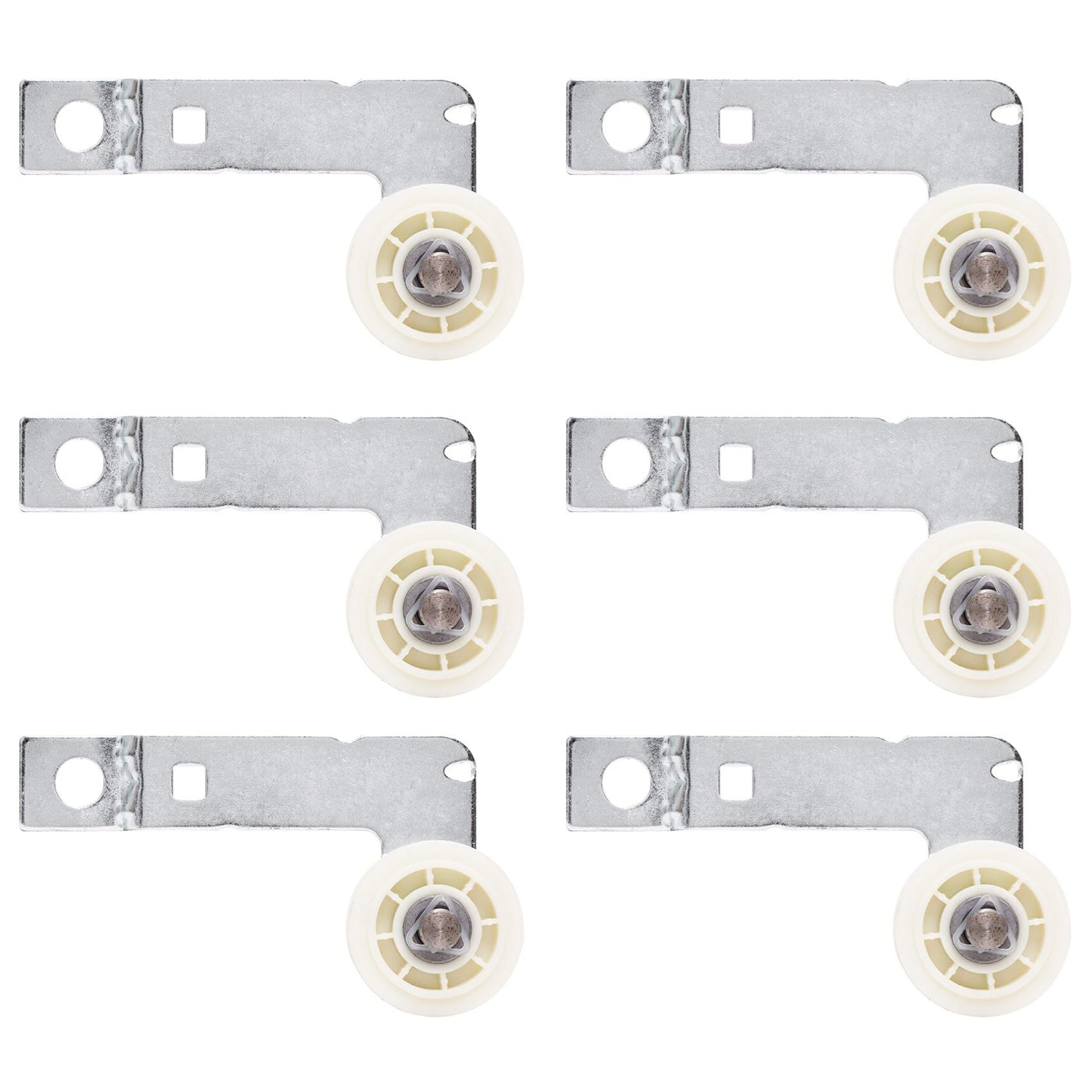 Hndhbfgrt 6X for W10837240 Dryer Idler Pulley with Bracket,Replace Part for Dryer