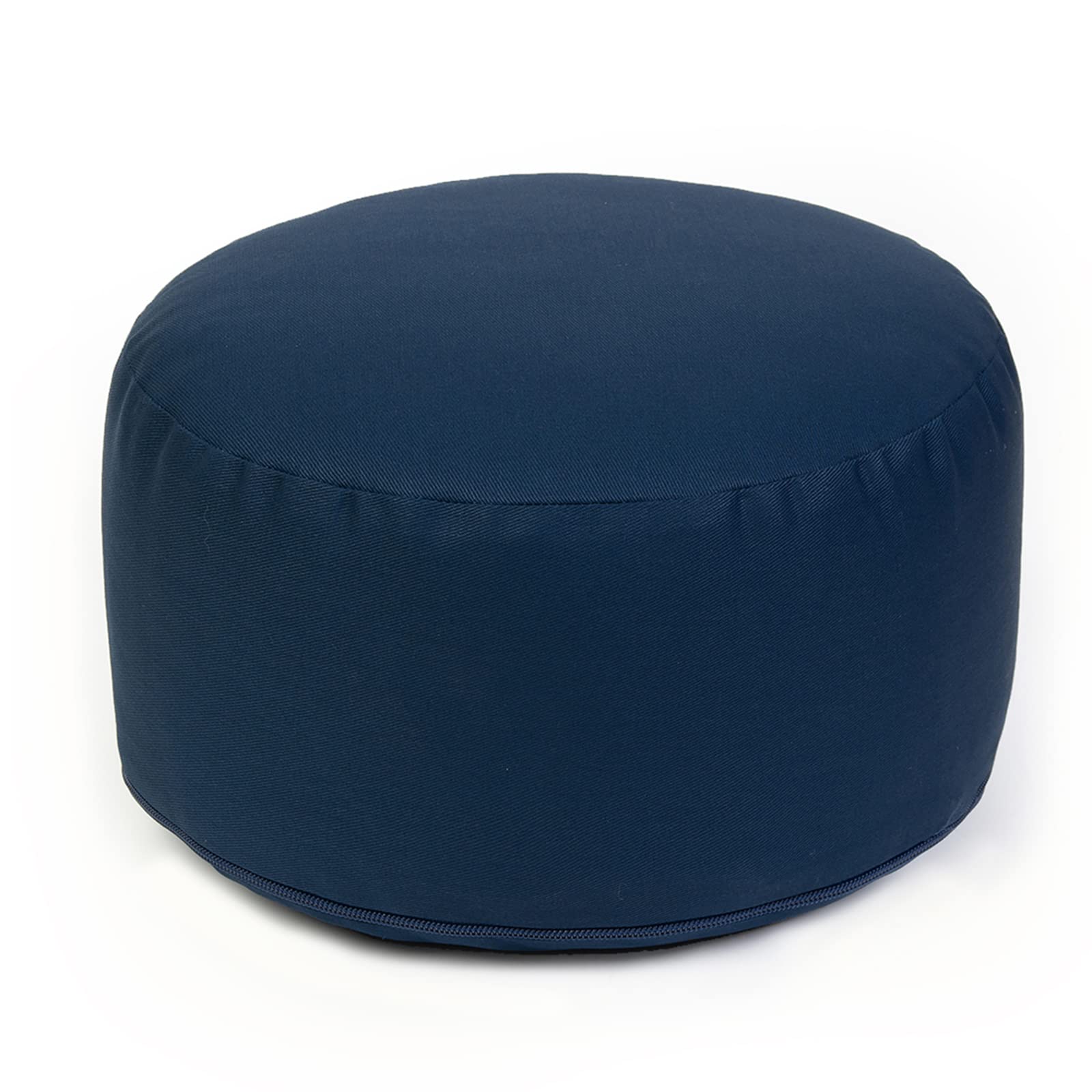 Yoga Studio Cojín cilíndrico de meditación - Grande - Azul marino