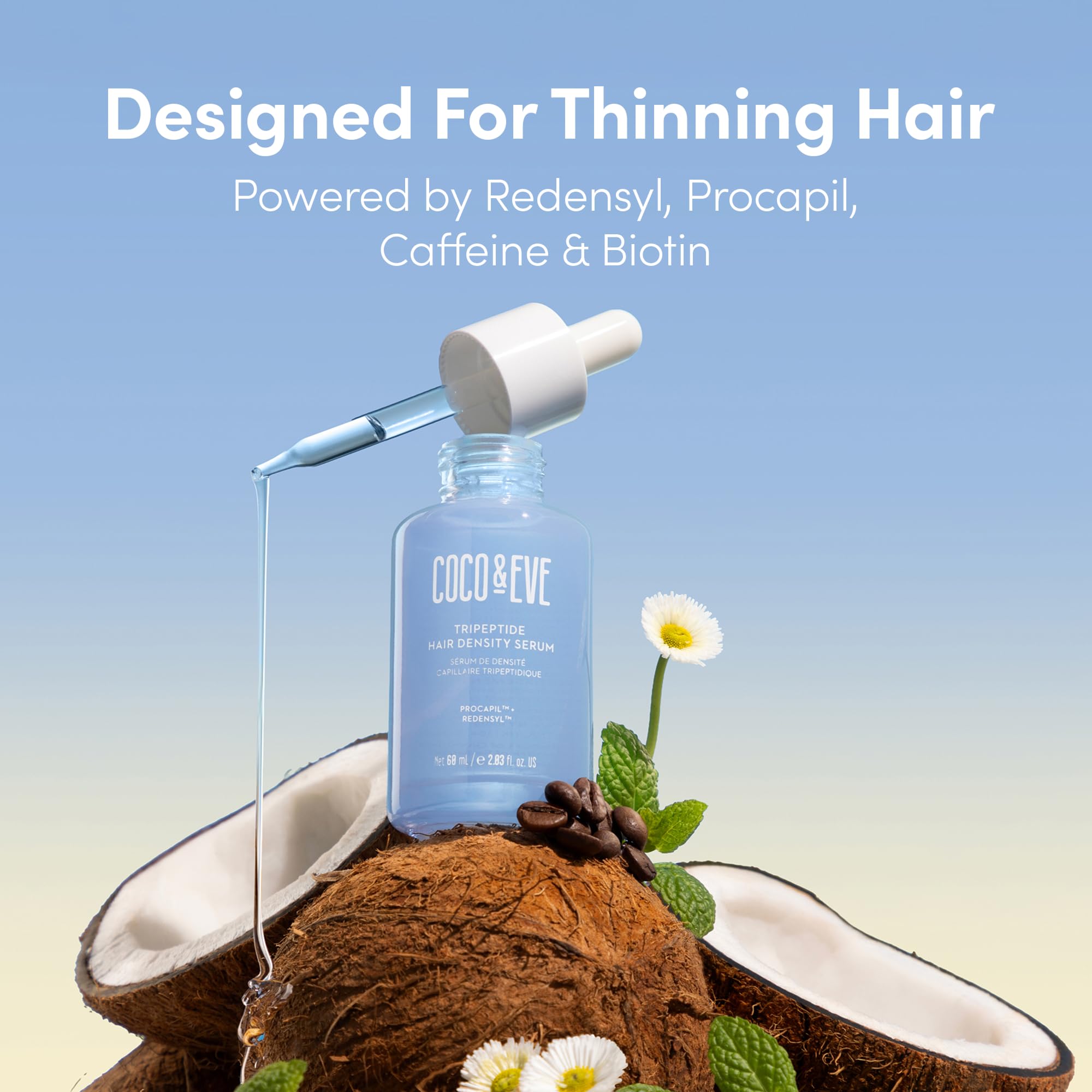 Coco & Eve Boost Therapy Tripeptide Hair Density Serum