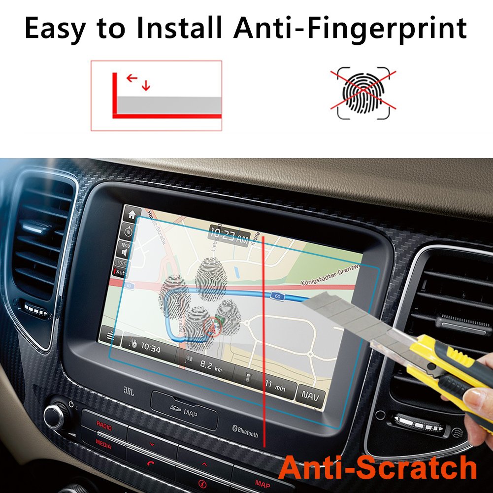 Für Kia Niro 8-Zoll-Navigationsbildschirm 2016-2019 9HGPS Navi Screen Film Car Niro Interior(Für 2016-2019 8-Zoll-Navigation)