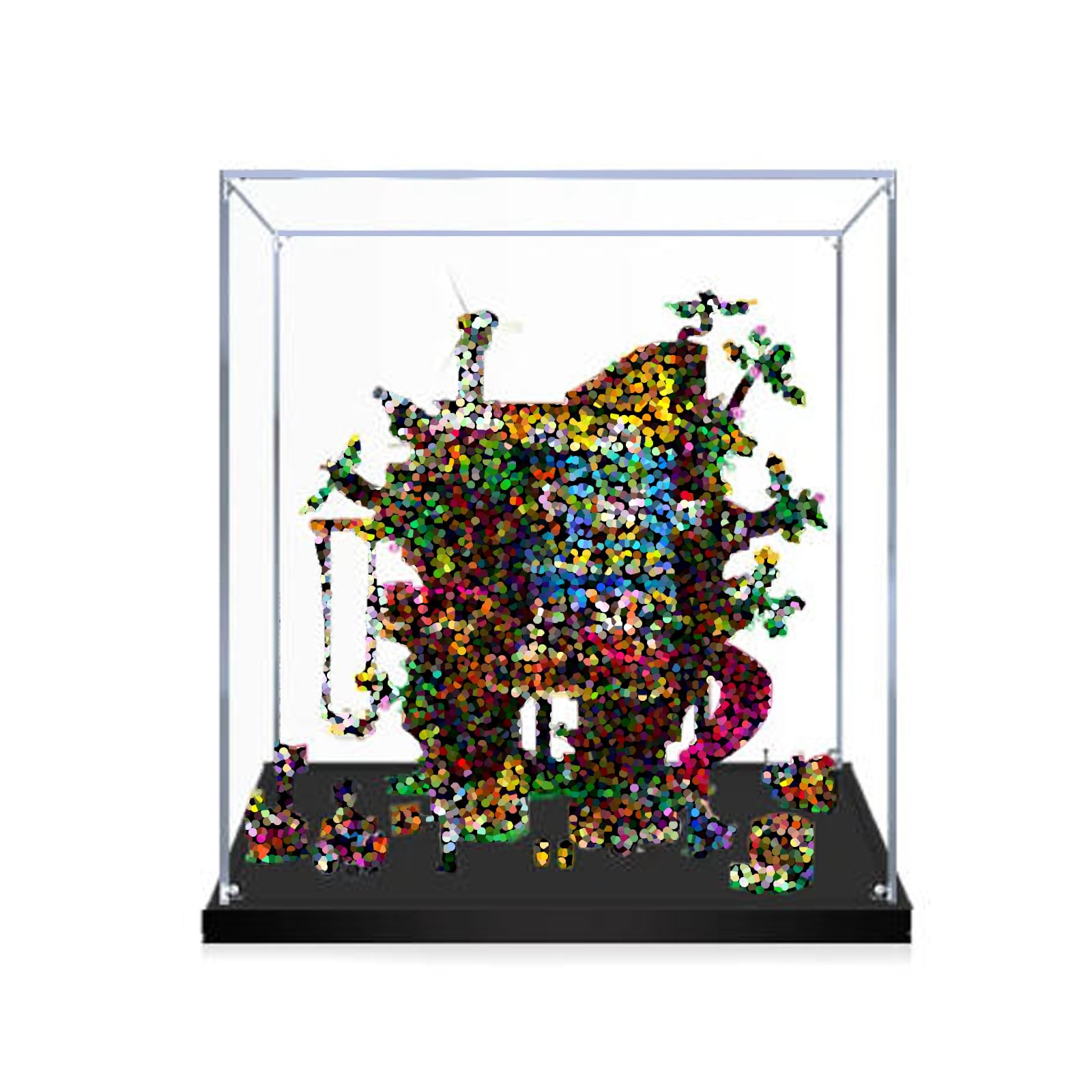 Dustproof Clear Acrylic Display Case for Lego 41703 Treehouse,Box Only (2mm)