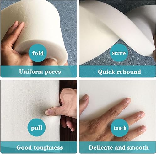 Miniatura 3 de Dmkjdzsw Cojín de banco de jardín, cómodo cojín de asiento, antideslizante para silla de ratán, sofá, columpio, hamaca, verde ágata, 21.7 x 21.7 x