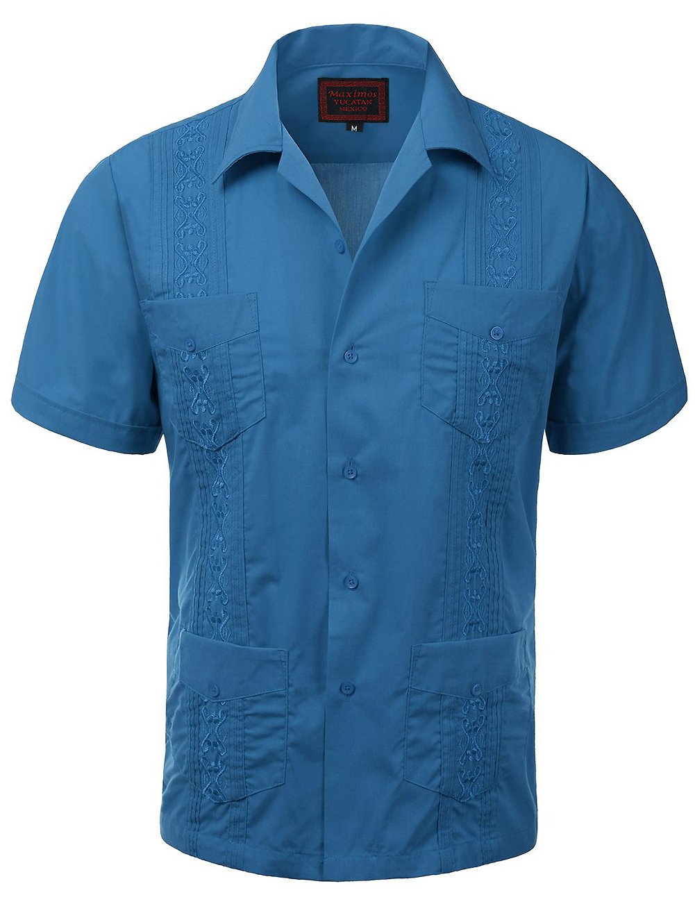 Zennyo Label Guayabera Shirts Men's Short Sleeve Cuban Dress Shirt
