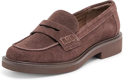 Dolce Vita Women's TIGGY Loafer, Mahogany, 12