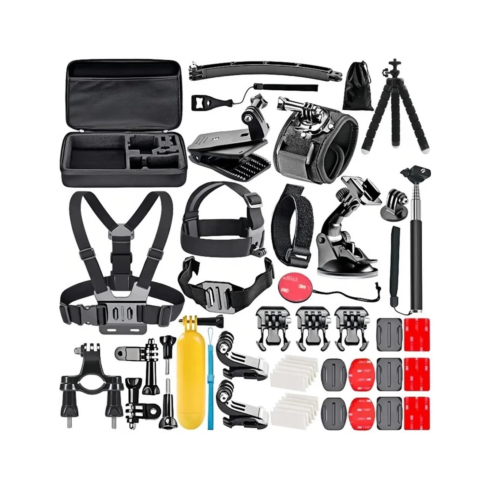 Compatible con GoPro e Insta360. Kit de Accesorios for cámaras de acción 50 en 1 for múltiples Modelos.