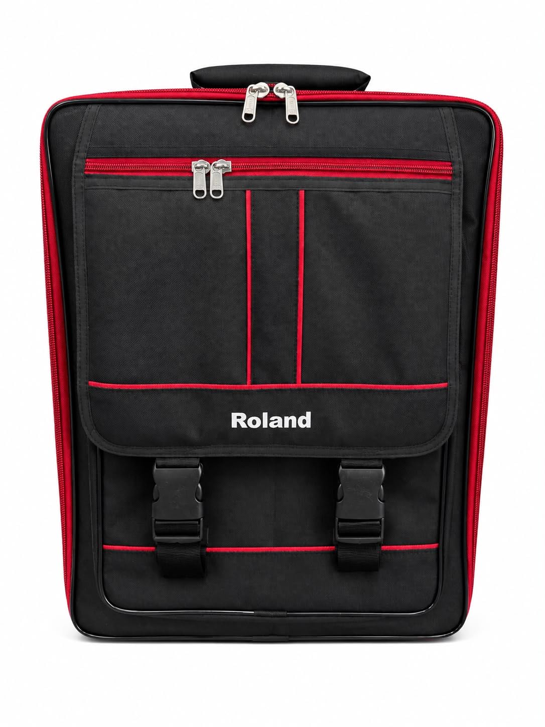 ROLAND PREMIUM OCTAPAD BAG (RED) | PADDED INTERIOR | WATER RESISTANT | HEAVY DUTY ZIPPER | EASY CARRY HANDLE-image-32