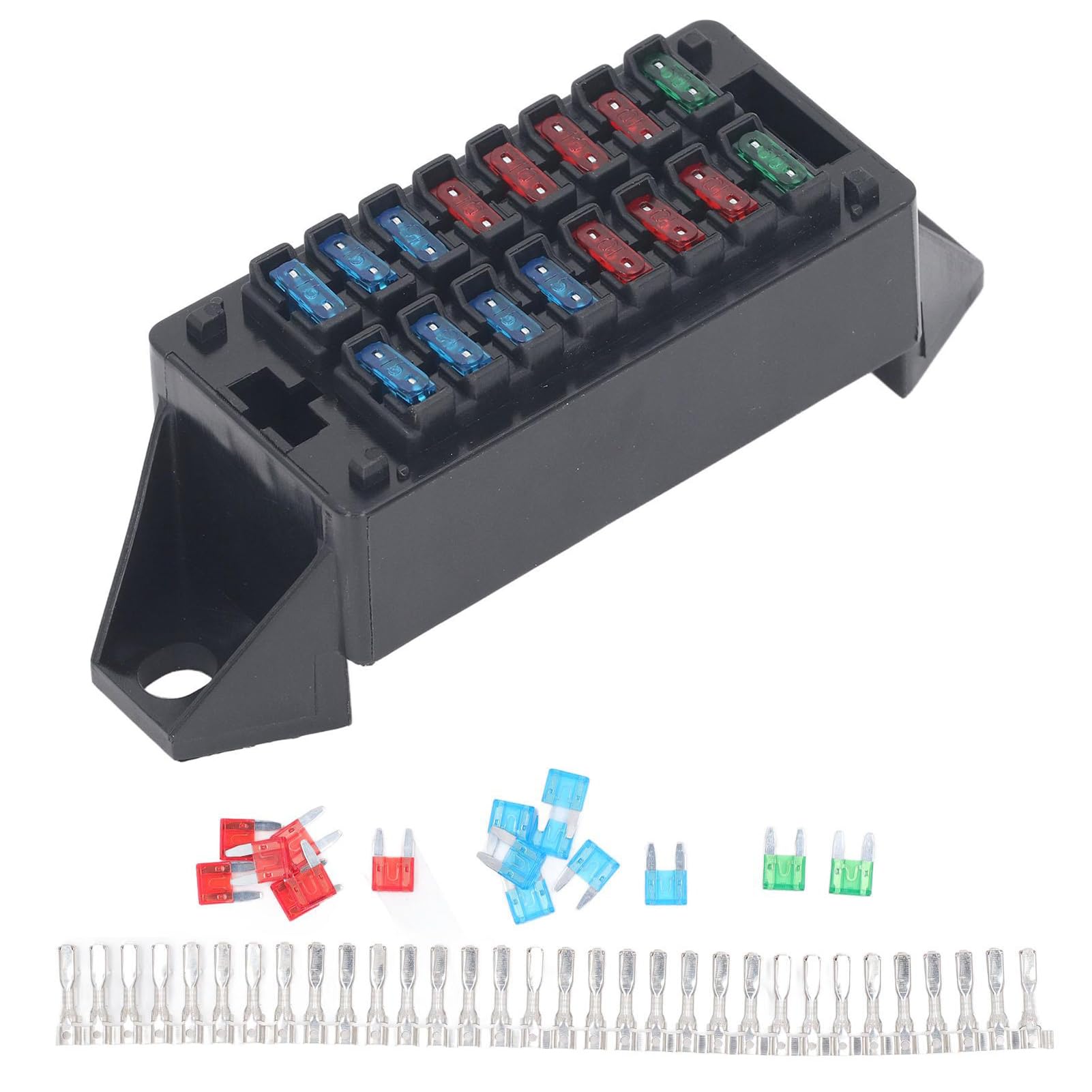 Estrattore E Tester Per Fusibili A Lama Keenso 3 In 1 - Multifunzionale, Mini/Standard, Impugnatura Antiscivolo, Arancione - 2