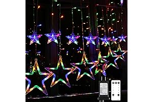 Blingstar 138 LED Star Curtain String Lights