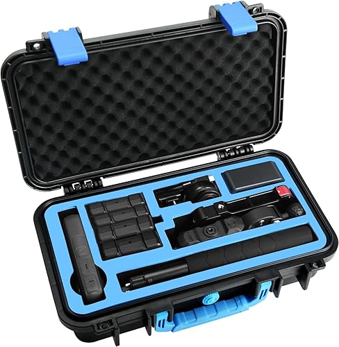 LOTOCASE Funda rígida impermeable para DJI Osmo Action 4Osmo Action 3, funda de transporte compatible con DJI Osmo Action 4Osmo Action 3 Action