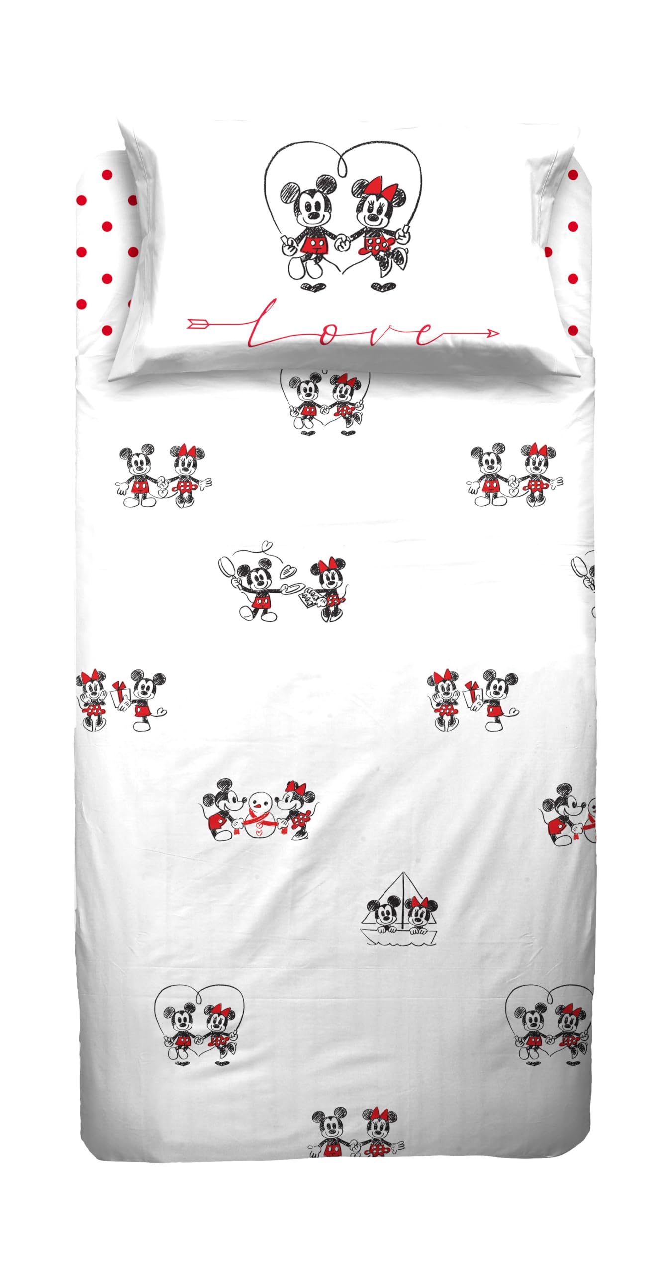 Parure de lit Mickey et Minnie pour offrir un cocon de douceur Disney à votre enfant