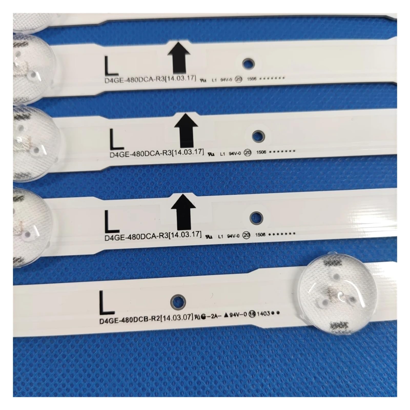 Bande de rétroéclairage LED for modèles UE48H6640, UE48H6650, UE48J5600AK, UE48J5500AW, UE48J6200, UE48J6202AK, UE48H6200AK, 2014SVS48F_3228, D4GE-480DCA-R2