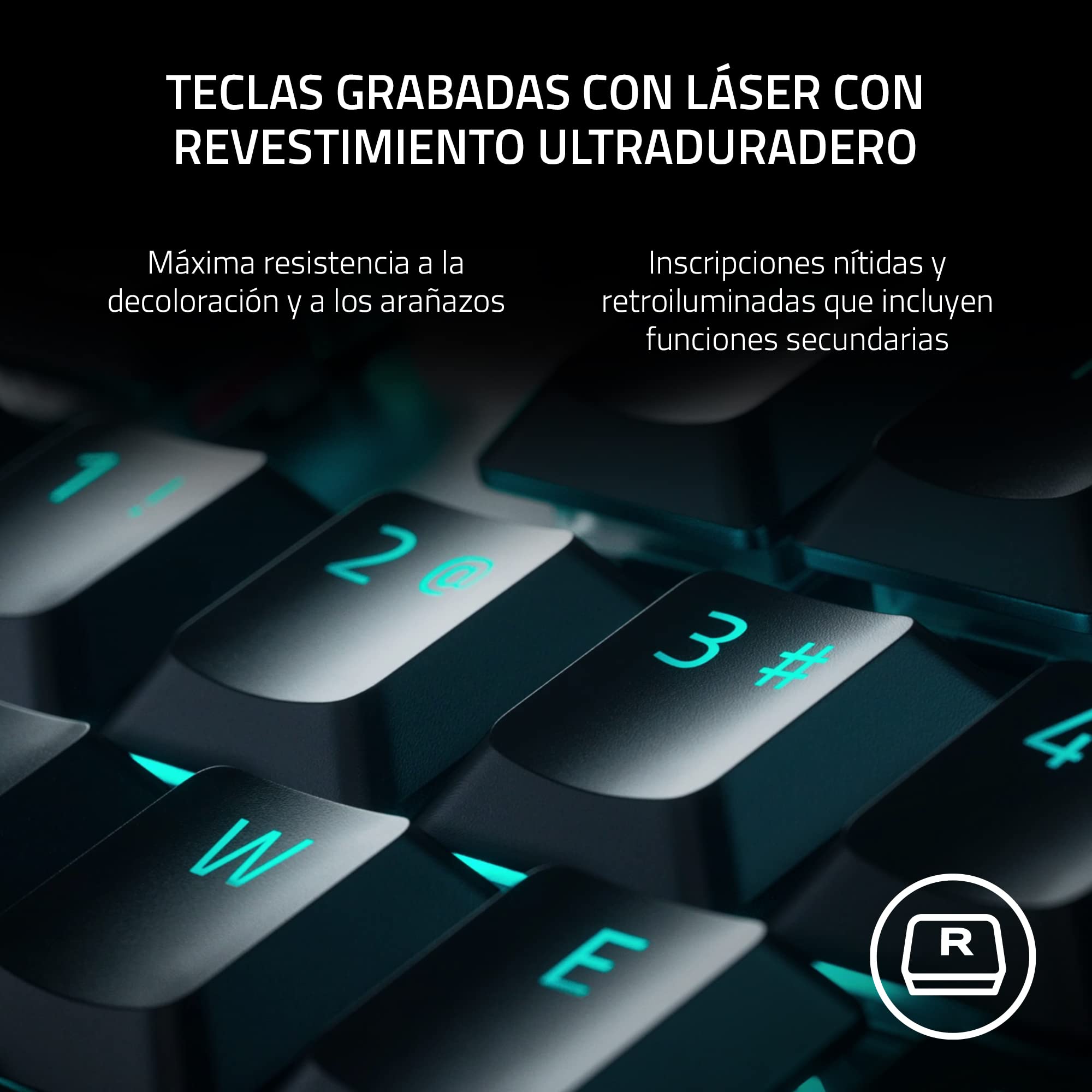 Razer DeathStalker V2 Teclado Gaming RGB Red Switch Layout USA