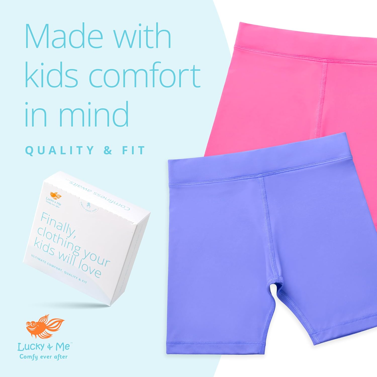 Lucky & Me - Kyra Dance Bike Shorts - Gymnastics & Dancewear 3 Pack