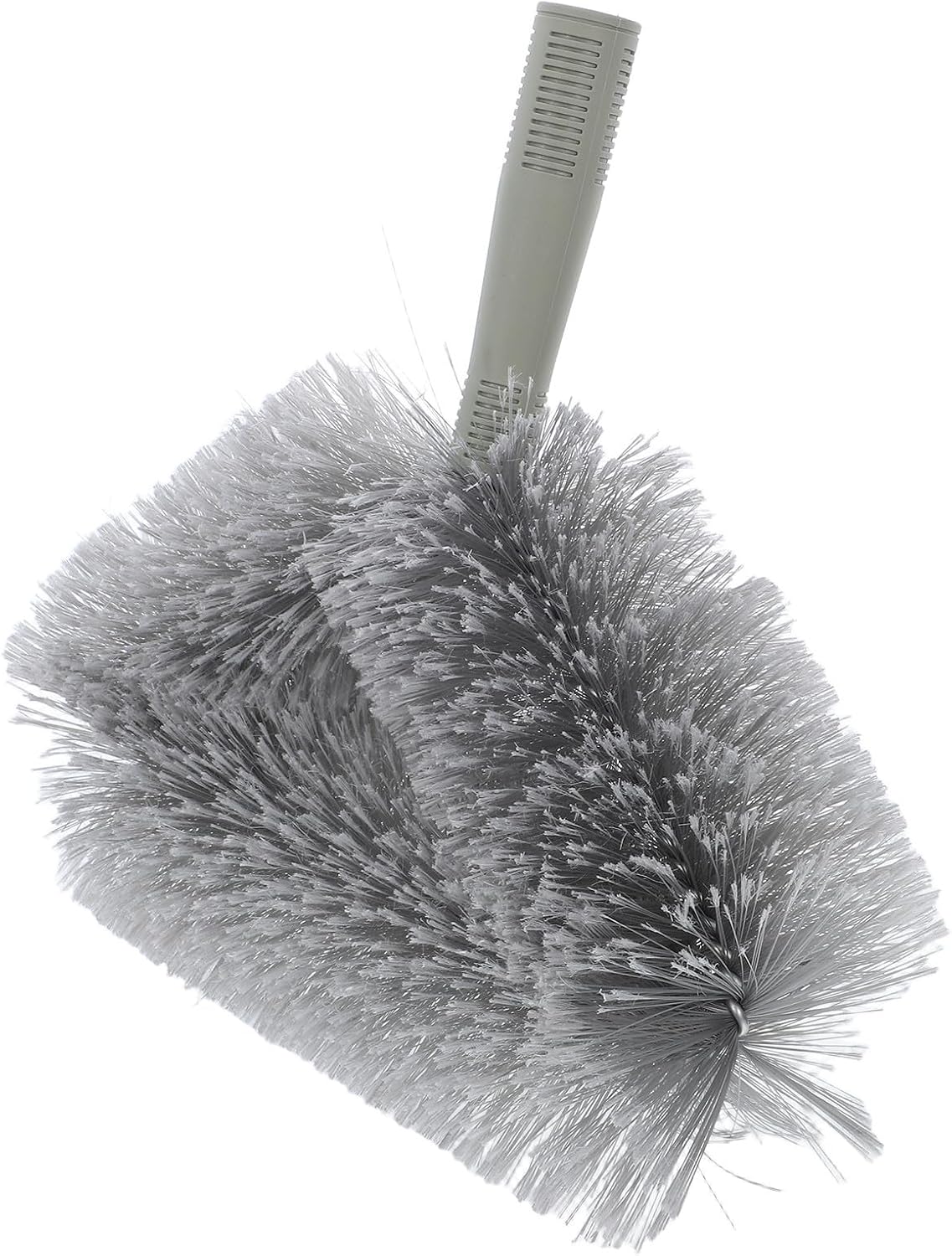 Soft Long Fiber Broom Head Replacement, Round Sweeping Brush for High Corners and Walls, Household Cleaning Tool for Indoor and Outdoor Dust Removal