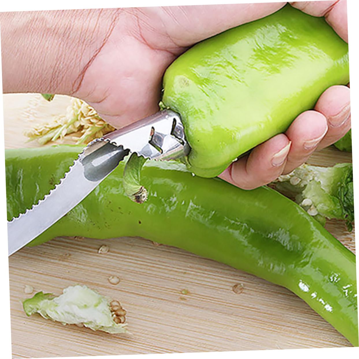 INOOMP Parrilla de Acero Inoxidable para Muslo de Pollo y ala, 1 Set