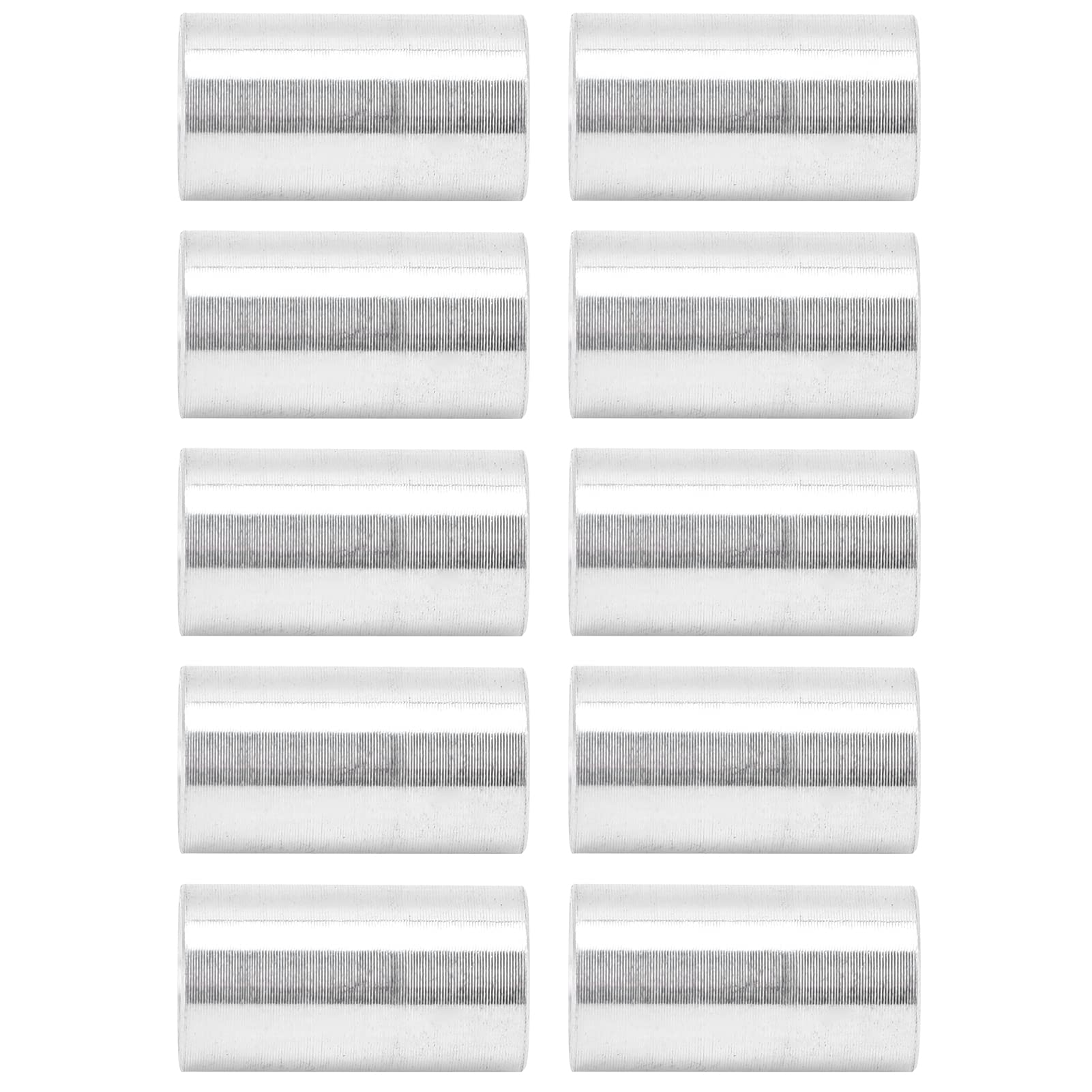 Round Standoff Spacers, Seamless OD 6mm ID 4mm Threadless Aluminum Alloy Spacer 10Pcs for Workpiece Connecting(Length 11mm)-image-31