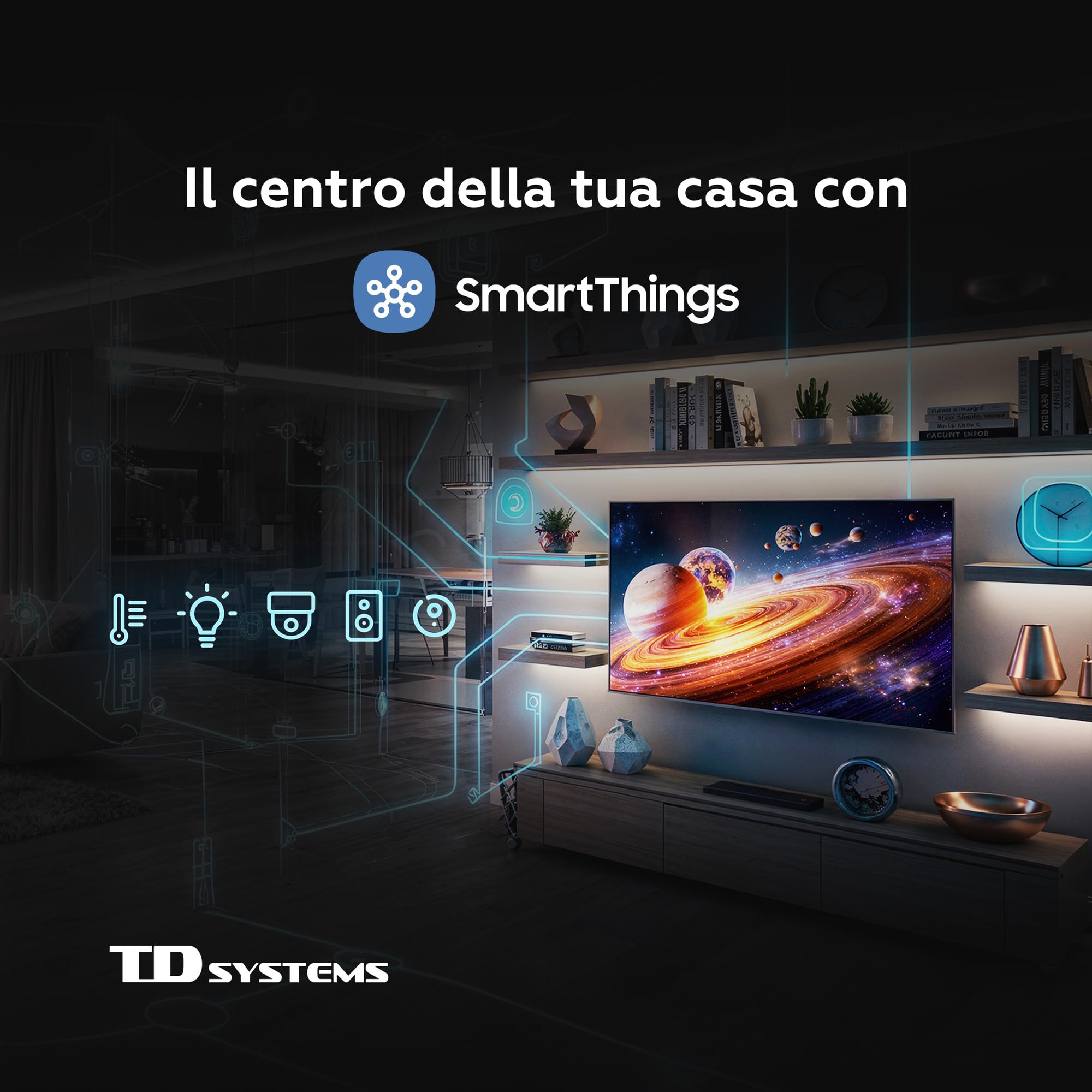 TD Systems - Smart TV 32 Pollici HD con Tizen OS 8.0 Powered by Samsung, Televisore HDR10 con Sintonizzatore Triplo, Televisori 2026 | PRIME32C22TIZEN