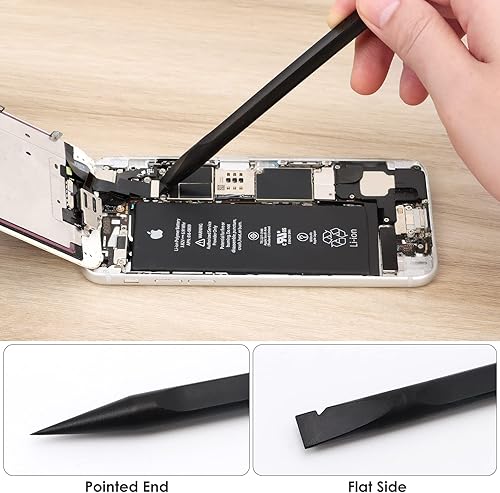 Miniatura 5 de STREBITO Kit de Herramientas Spudger de Palanca de 12 Piezas Herramienta de Apertura, Kit de Herramientas Spudger de Metal y Plástico, Herramienta