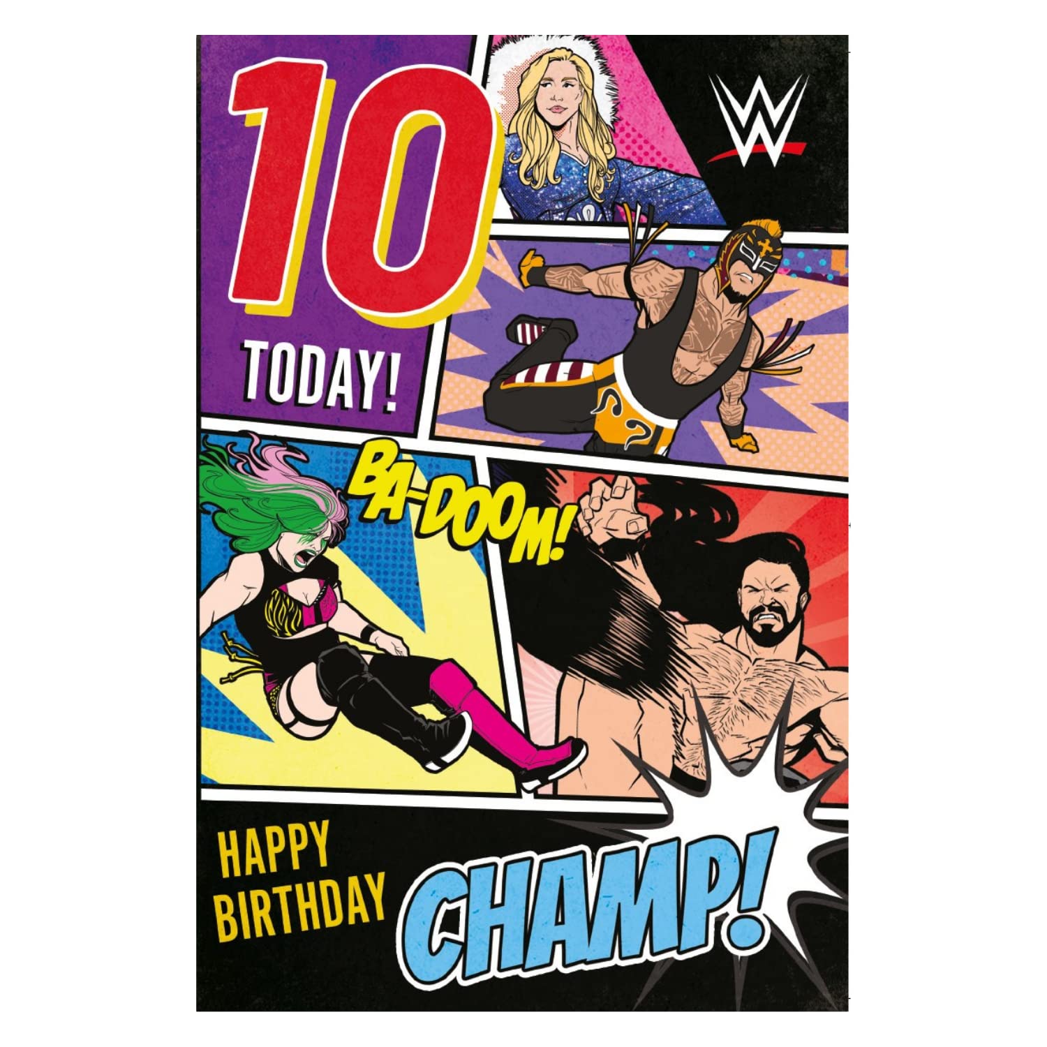 WWE Age 10 Birthday Card