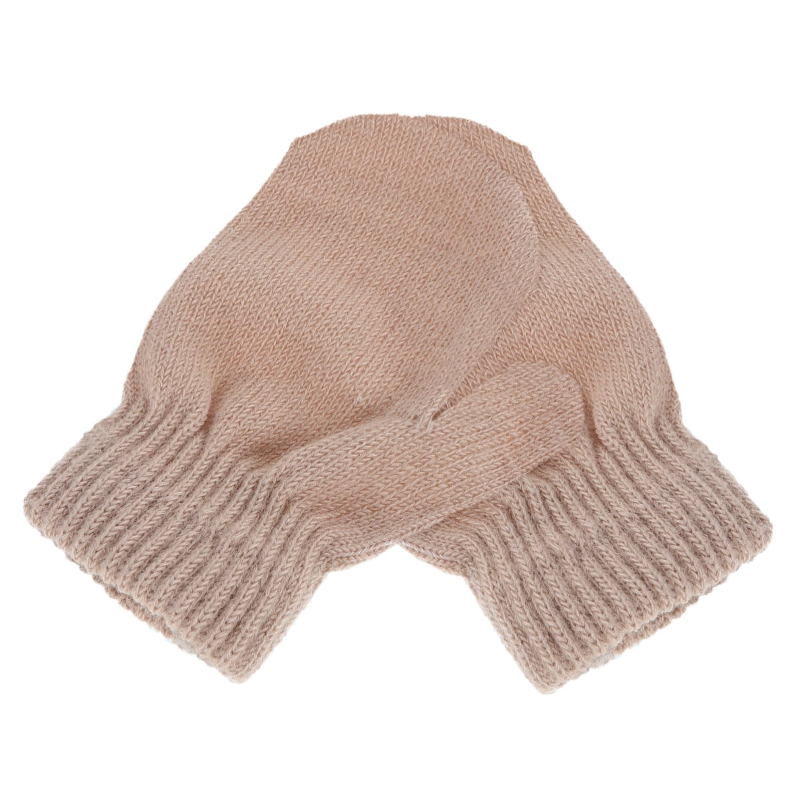 ibasenice Boys and Girls Winter Warm Knitted Mittens Infant Boys Mittens Soft and Warm Acrylic Fiber Gloves Mittens for Outdoor Activities