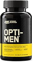 Optimum Nutrition Opti-Men Men's Daily Multivitamin: Immune Support with Vitamins C, D, Zinc, E, B12 - 150 Tablets, 50-Day Supply