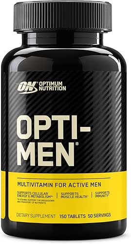 Optimum Nutrition Opti-Men, Vitamin C, Zinc and Vitamin D, E,