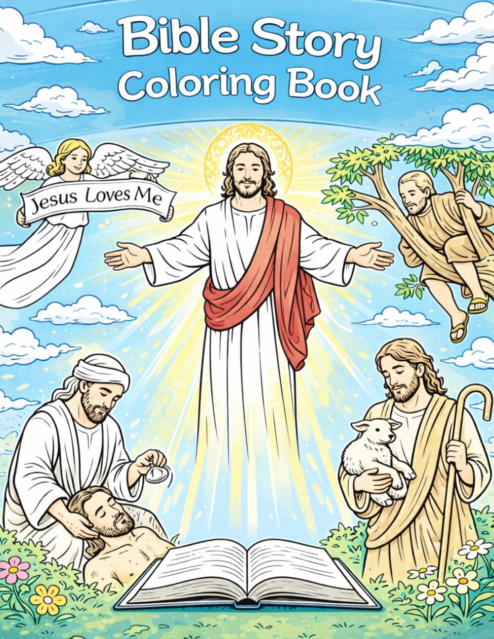 Bible Story Coloring Book