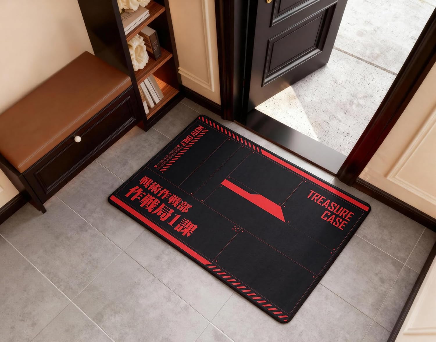Non-Slip Floor Chair Mat for Neon Genesis Evangelion Tactical Operations Center Inspired Design 35"×47"