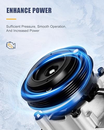 Miniatura 4 de OCPTY Compresor de CA para Kia Sorento 3.5L 6512206 CS20139 0306977013E200RU CNS58190 97701-3E200RU AC58190 97701-3E200 97701-3E200 977013 E200