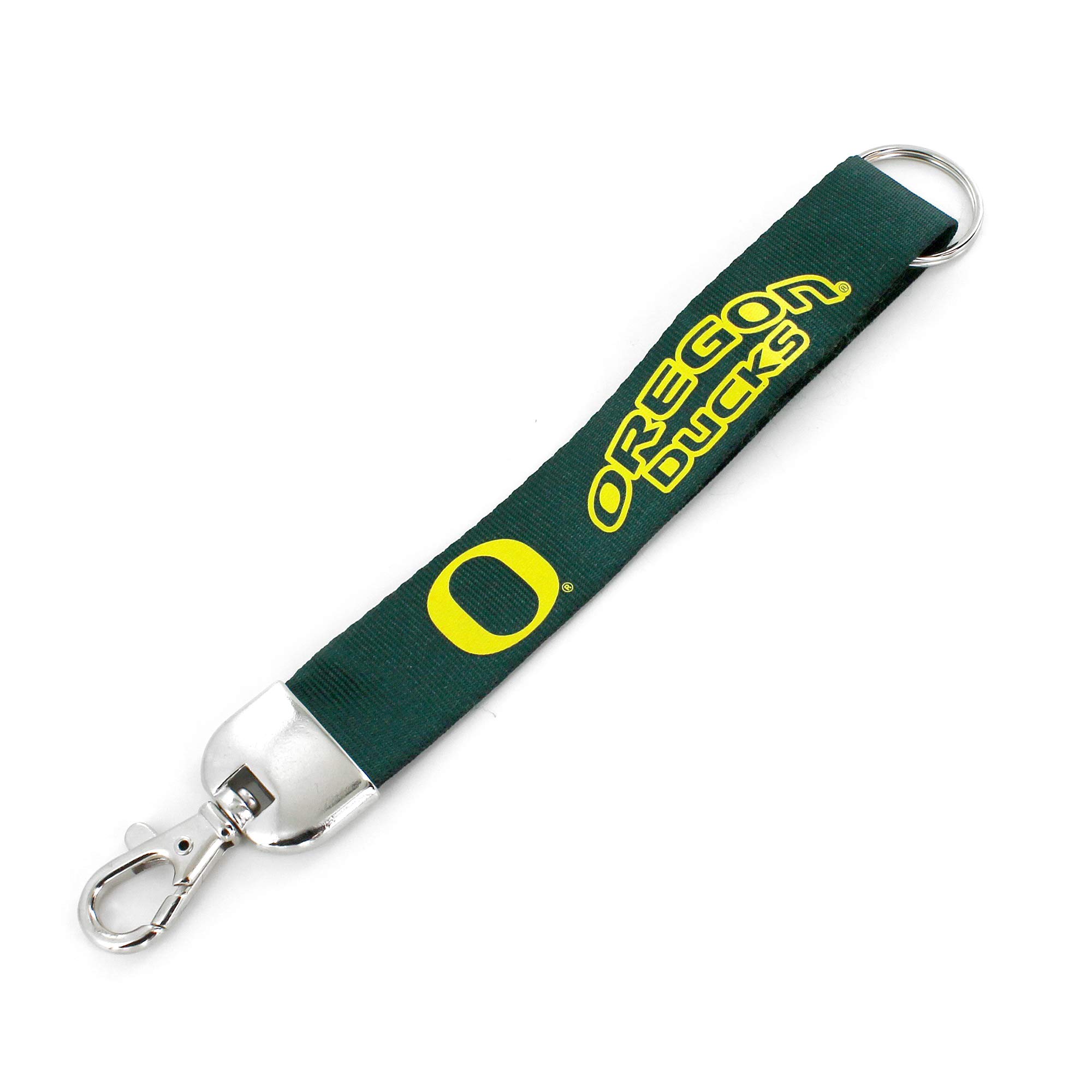 Aminco NCAA Oregon Ducks Deluxe Wristlet Keychain/Bag Holder, Bag Strap
