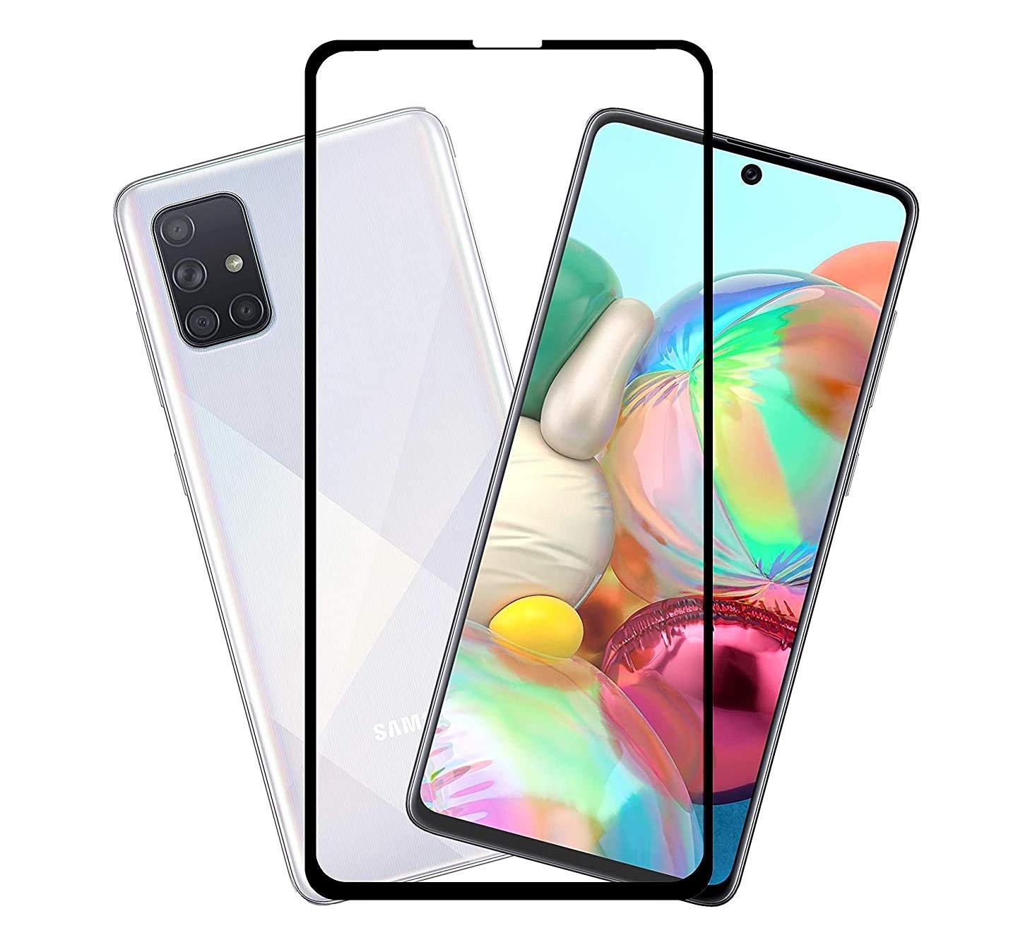 CELLBUZZ® Screen Protector Tempered Glass [PREMIUM] For Samsung Galaxy M51 / F62 / M62 / A71