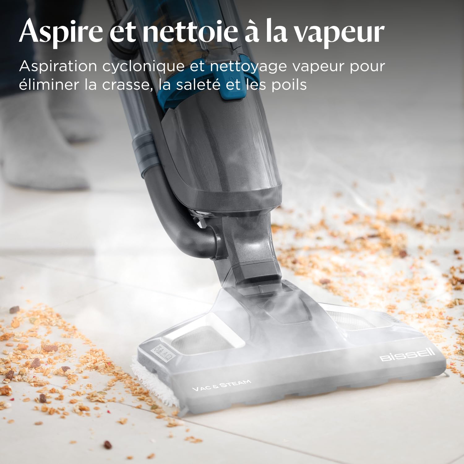 BISSELL Vac & Steam Nettoyeur Vapeur et Aspirateur 2 en 1 4266N