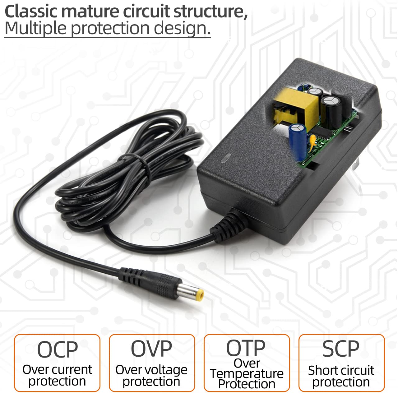 Replacement 9V AC/DC Power Adapter For Crosley CR6017A-MA Turntable – T-Power Charger Cord, 100-240V Input - View #6