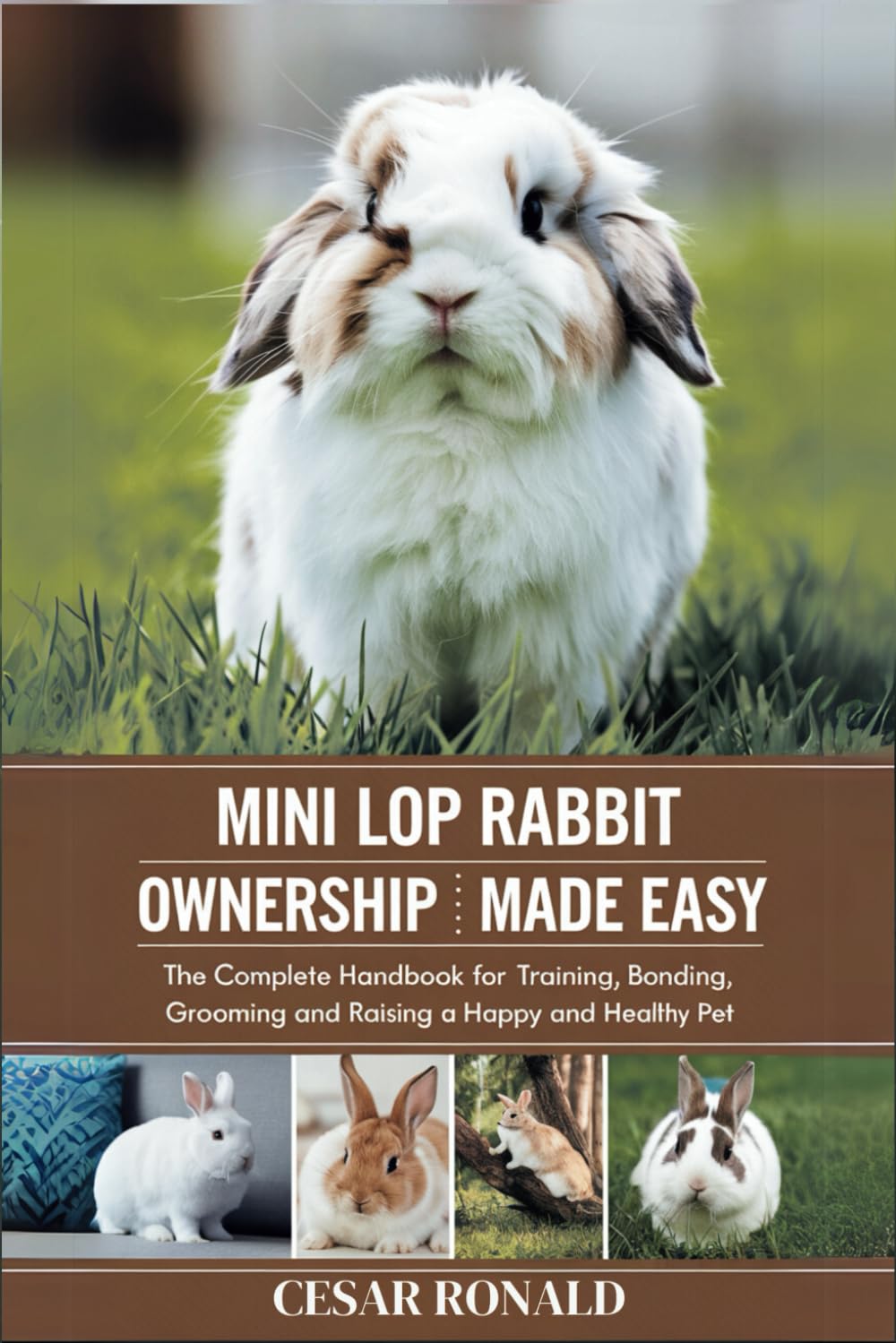 Mini Lop Rabbit Ownership Made Easy: The Complete Handbook For Training, Bonding, Grooming and Raising a Happy And Healthy Pet (The Rabbit Encyclopedia)