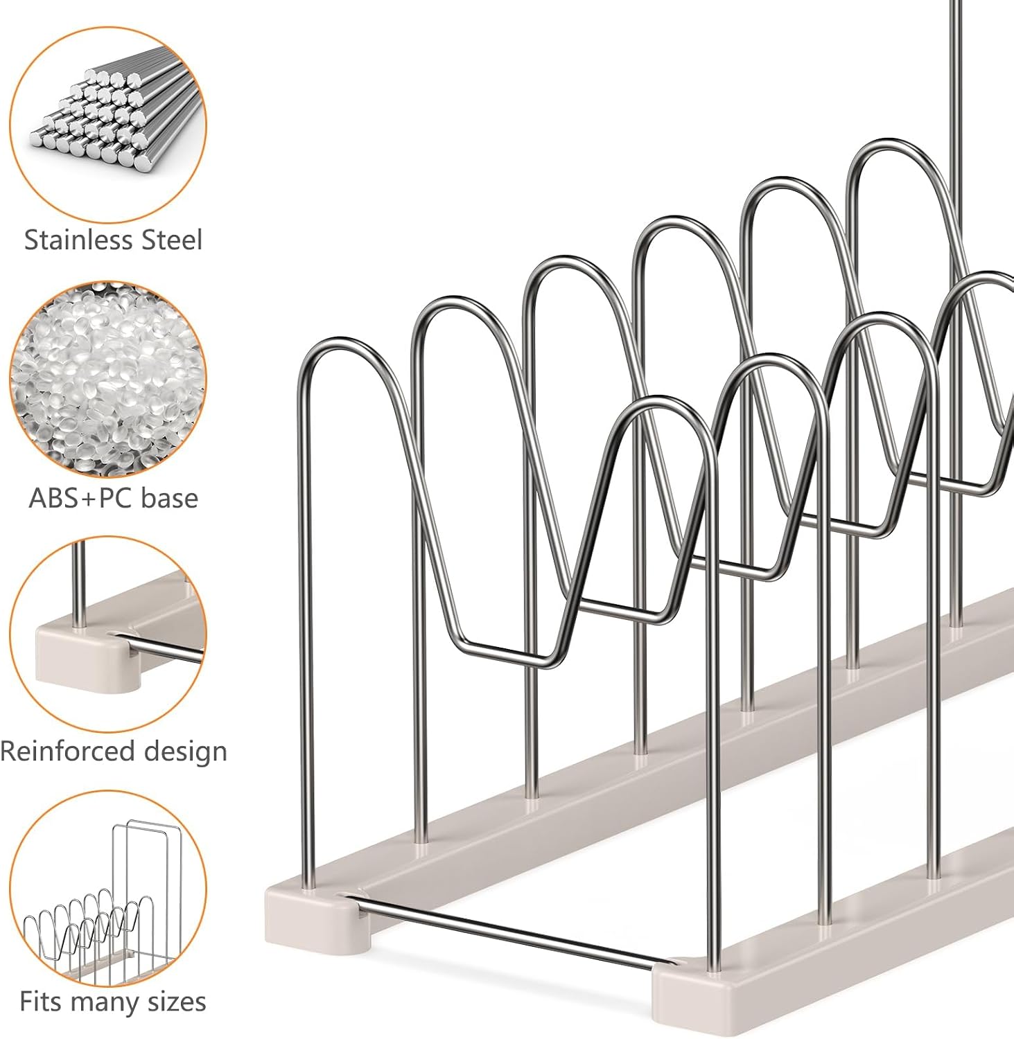 Reusable Bag Drying Rack, Silicone Bag Drying Rack, Dryer Rack for Ziplock Gallon, Snack, Sandwich Bags, Bottle Dryer Rack for Cup & Glasses,Pan Lid & Cutting Board Organizer